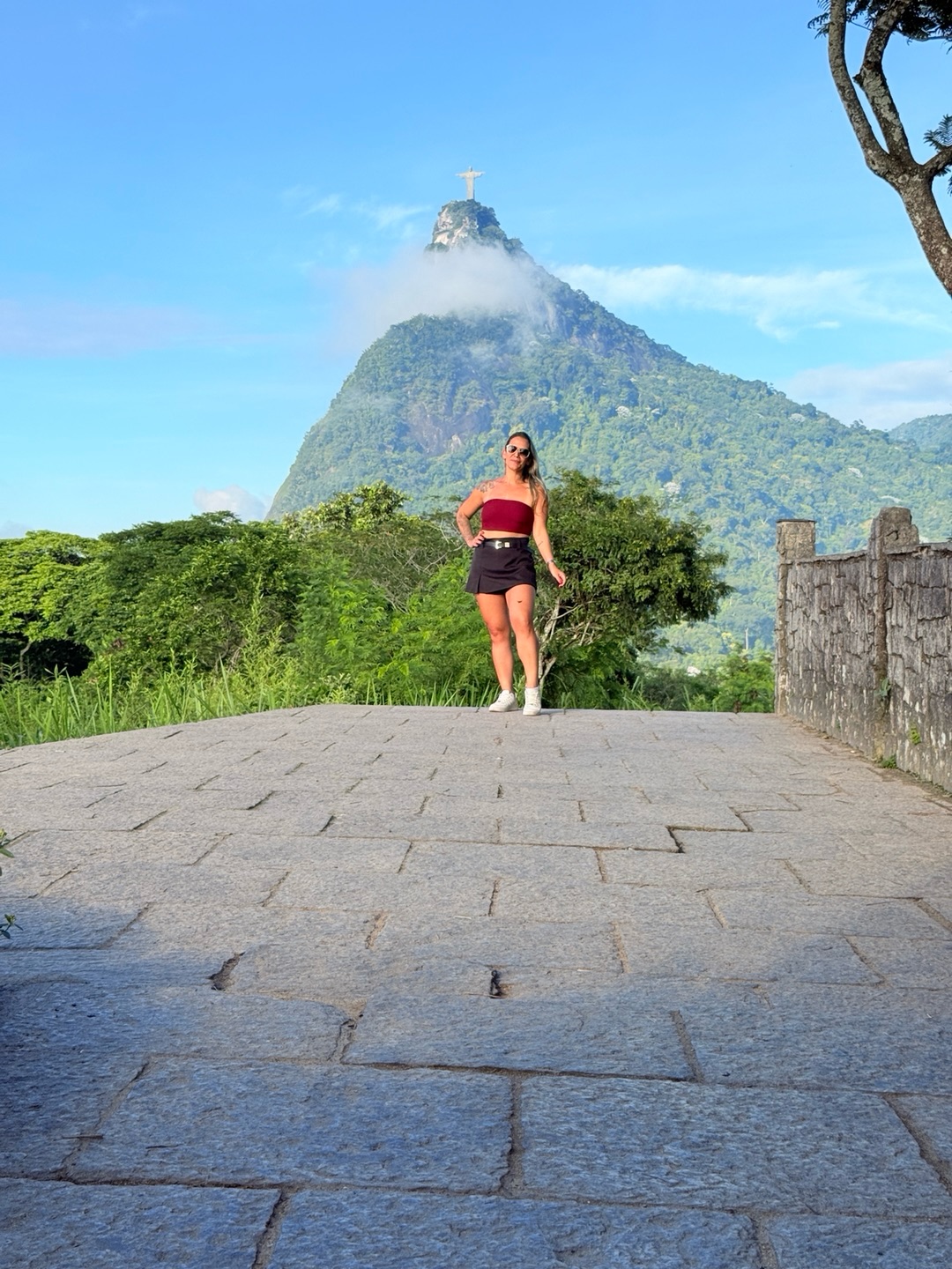 Mirante com vista para o Corcovado